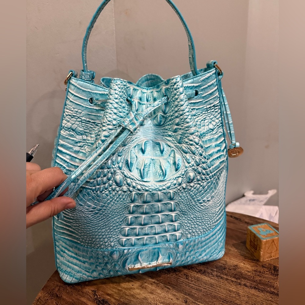 Brahmin Dusty Blue Marlowe